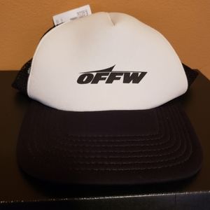 Brand New Off White logo print baseball hat